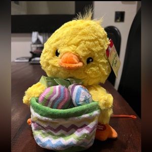 SOLD— Musical Plush ‘Basket of Eggs’ Chick